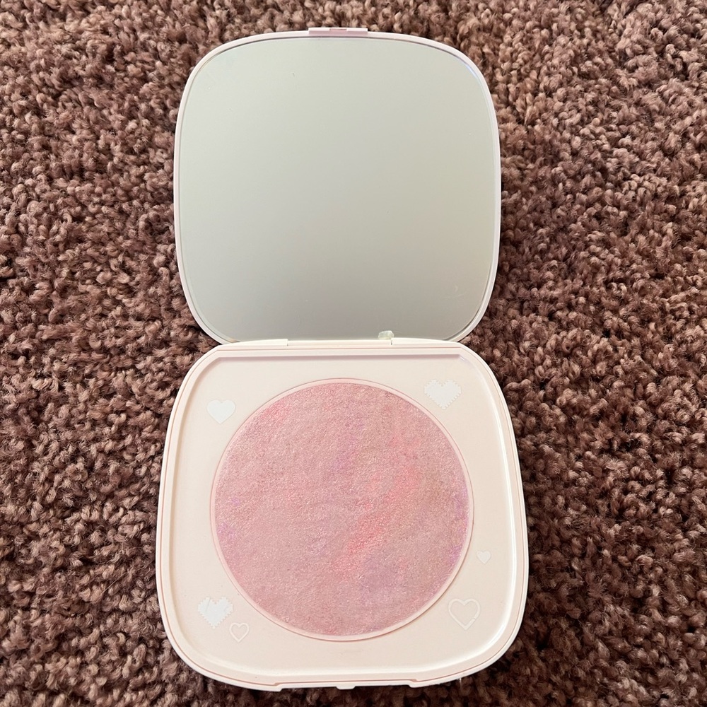 ColourPop White Compact pink bronzer highlighter